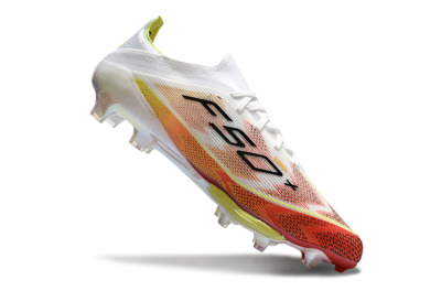 Adidas F50+ Lightstrike Elite FG Football Boots - Red/White/Yellow