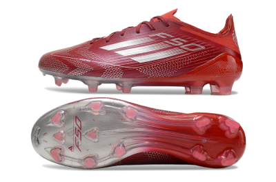 Adidas F50 Elite FG Football Boots - Red/Silver/White