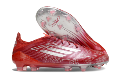 Adidas F50 Elite FG Football Boots - Red/Silver/White