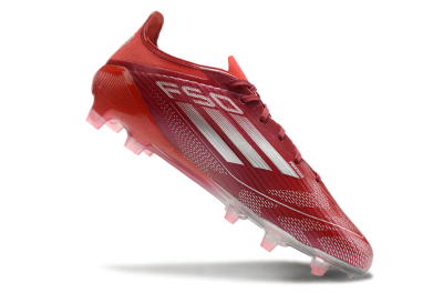 Adidas F50 Elite FG Football Boots - Red/Silver/White