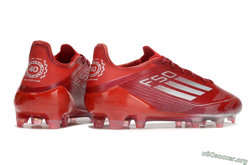 Adidas F50 Elite FG Football Boots - Red/Silver/White 6