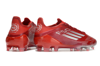 Adidas F50 Elite FG Football Boots - Red/Silver/White