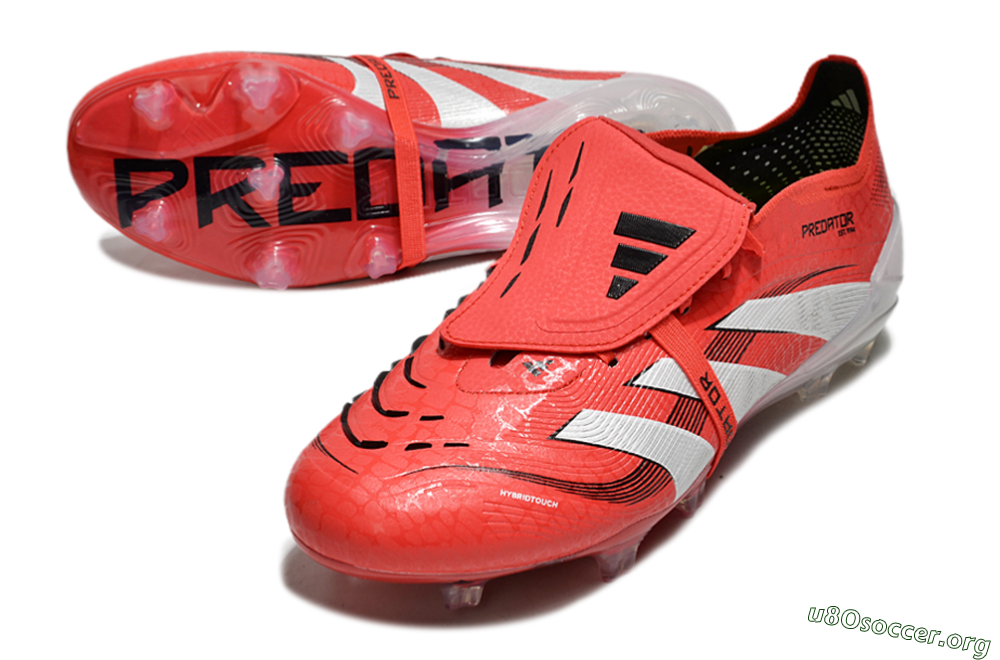 Adidas Predator Elite Foldover Tongue 2025 Pure Victory FG Football Boots - Lucid Red/White/Black 5