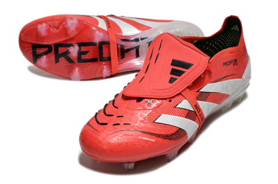 Adidas Predator Elite Foldover Tongue 2025 Pure Victory FG Football Boots - Lucid Red/White/Black