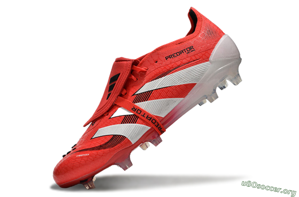 Adidas Predator Elite Foldover Tongue 2025 Pure Victory FG Football Boots - Lucid Red/White/Black 2