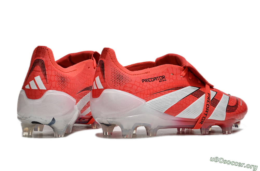 Adidas Predator Elite Foldover Tongue 2025 Pure Victory FG Football Boots - Lucid Red/White/Black 1