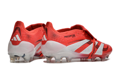 Adidas Predator Elite Foldover Tongue 2025 Pure Victory FG Football Boots - Lucid Red/White/Black