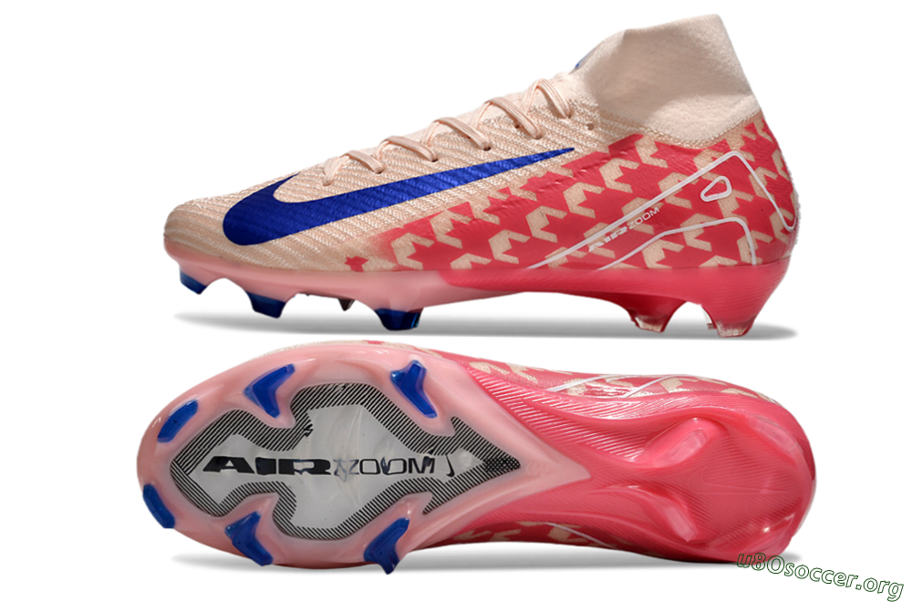Nike Air Zoom Mercurial Superfly 10 Elite FG Football Boots - Pink/Blue/Red 1