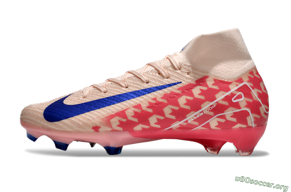 Nike Air Zoom Mercurial Superfly 10 Elite FG Football Boots - Pink/Blue/Red 3