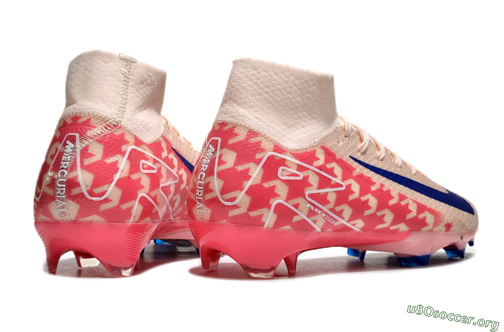 Nike Air Zoom Mercurial Superfly 10 Elite FG Football Boots - Pink/Blue/Red 6
