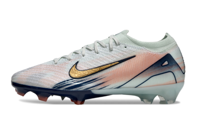 Nike Air Zoom Mercurial Vapor 16 Elite FG Football Boots - White/Gold/Blue