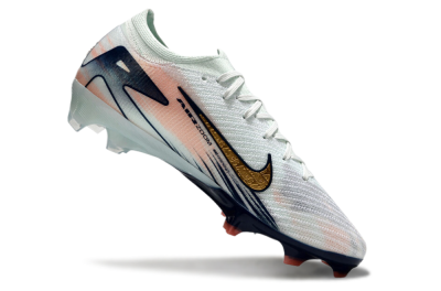 Nike Air Zoom Mercurial Vapor 16 Elite FG Football Boots - White/Gold/Blue