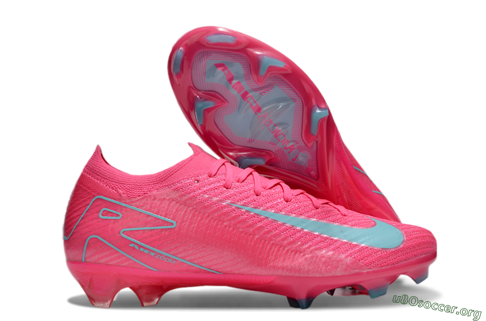 Nike Air Zoom Mercurial Vapor 16 Elite FG Football Boots - Red/Jade/White 2