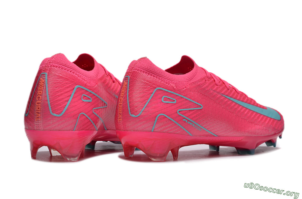 Nike Air Zoom Mercurial Vapor 16 Elite FG Football Boots - Red/Jade/White 6