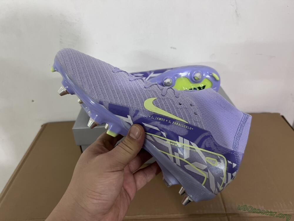 Nike Air Zoom Mercurial Superfly 10 Elite SG Football Boots - Purple/Yellow/White