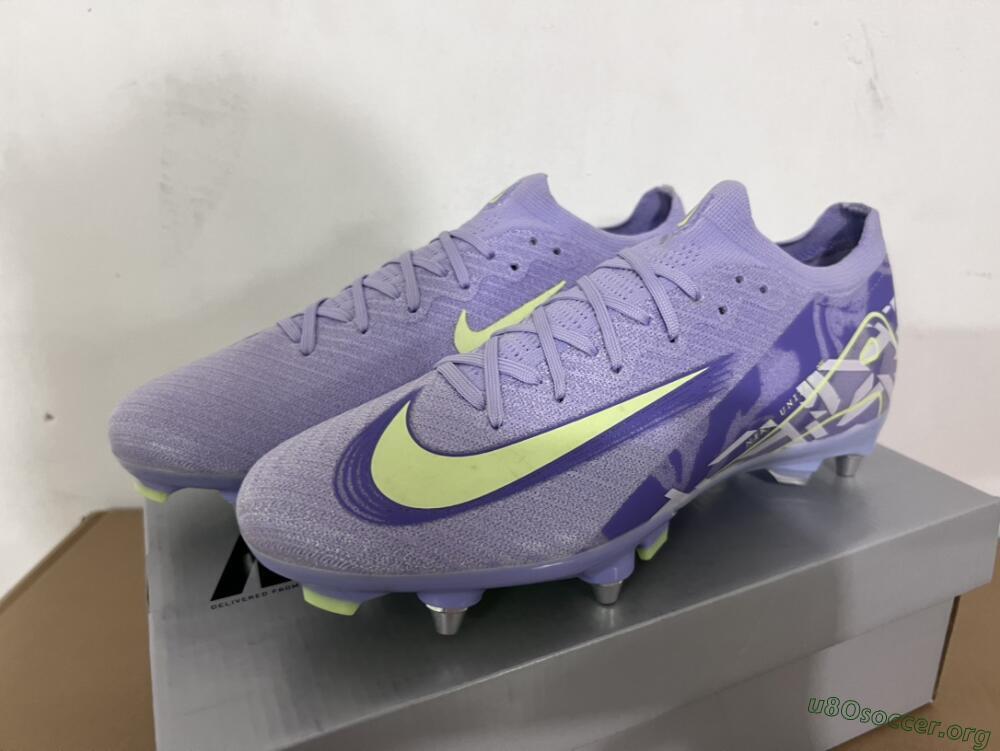Nike Air Zoom Mercurial Vapor 16 Elite SG Football Boots - Purple/Yellow/White