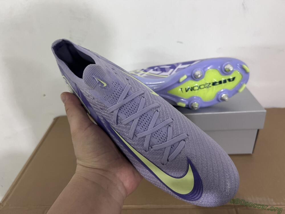 Nike Air Zoom Mercurial Vapor 16 Elite SG Football Boots - Purple/Yellow/White