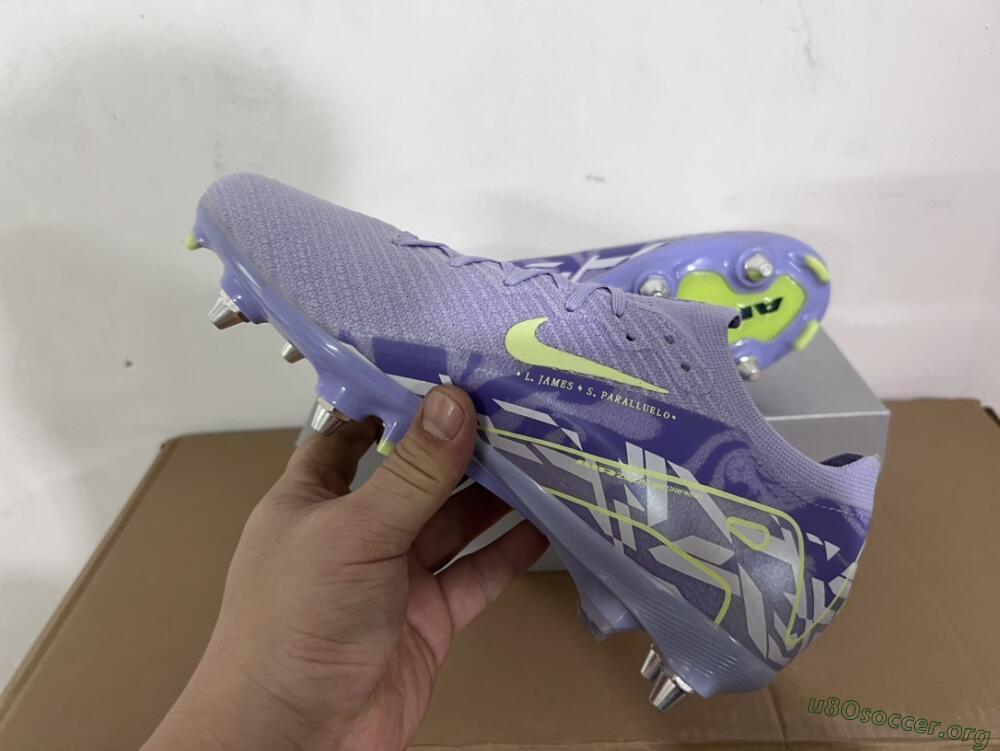 Nike Air Zoom Mercurial Vapor 16 Elite SG Football Boots - Purple/Yellow/White