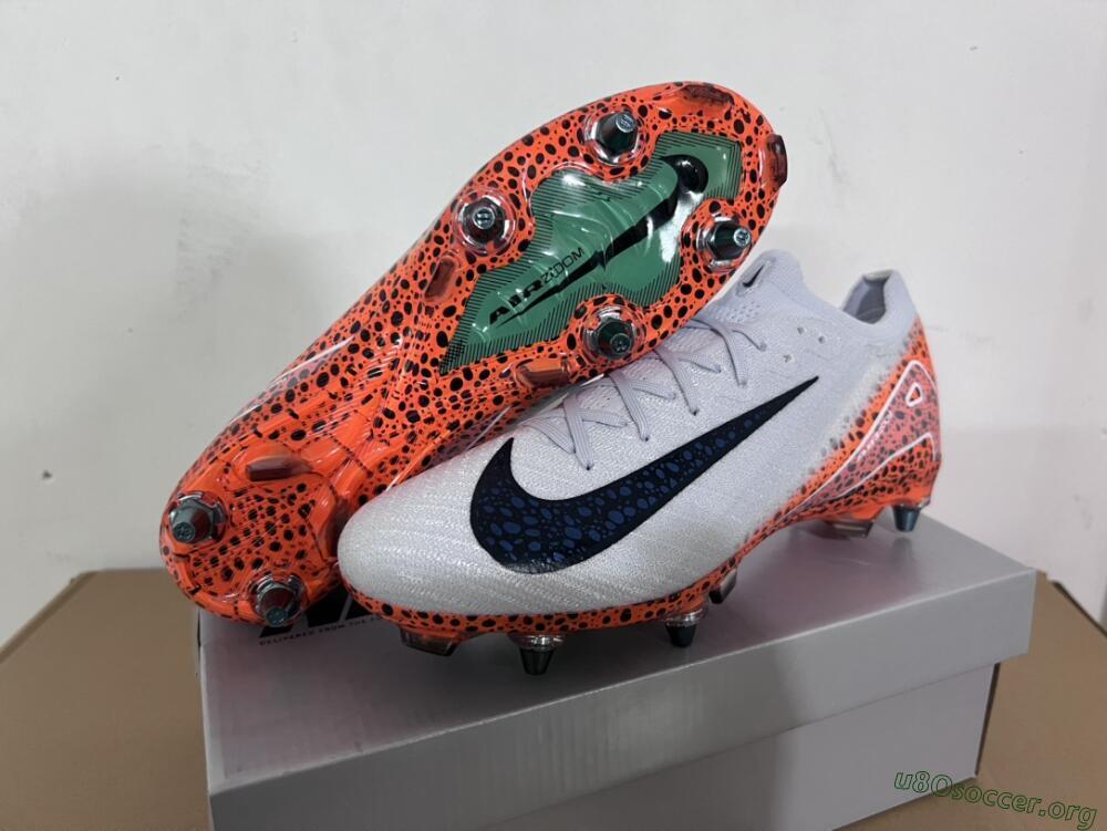 Nike Air Zoom Mercurial Vapor 16 Elite SG Football Boots - Grey/Black/Leopard