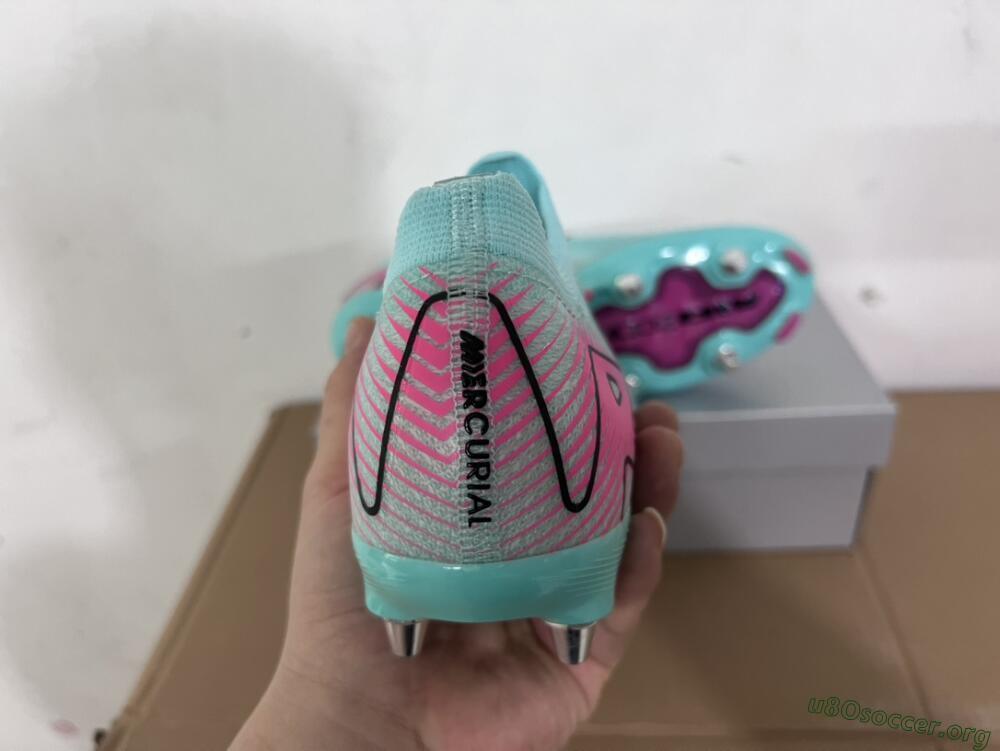 Nike Air Zoom Mercurial Vapor 16 Elite SG Football Boots - Jade/Black/Pink