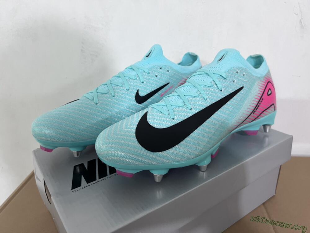 Nike Air Zoom Mercurial Vapor 16 Elite SG Football Boots - Jade/Black/Pink