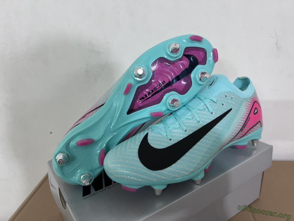 Nike Air Zoom Mercurial Vapor 16 Elite SG Football Boots - Jade/Black/Pink