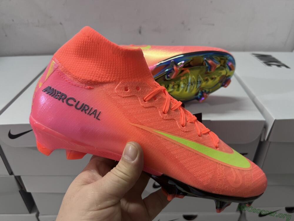 Nike Air Zoom Mercurial Superfly 10 Elite FG Football Boots - Orange/Yellow/Black