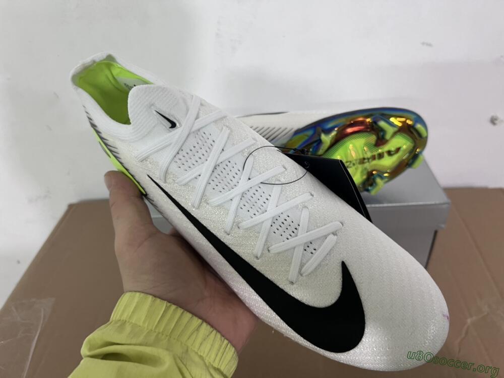 Nike Air Zoom Mercurial Vapor 16 Elite FG Football Boots - White/Black/Yellow