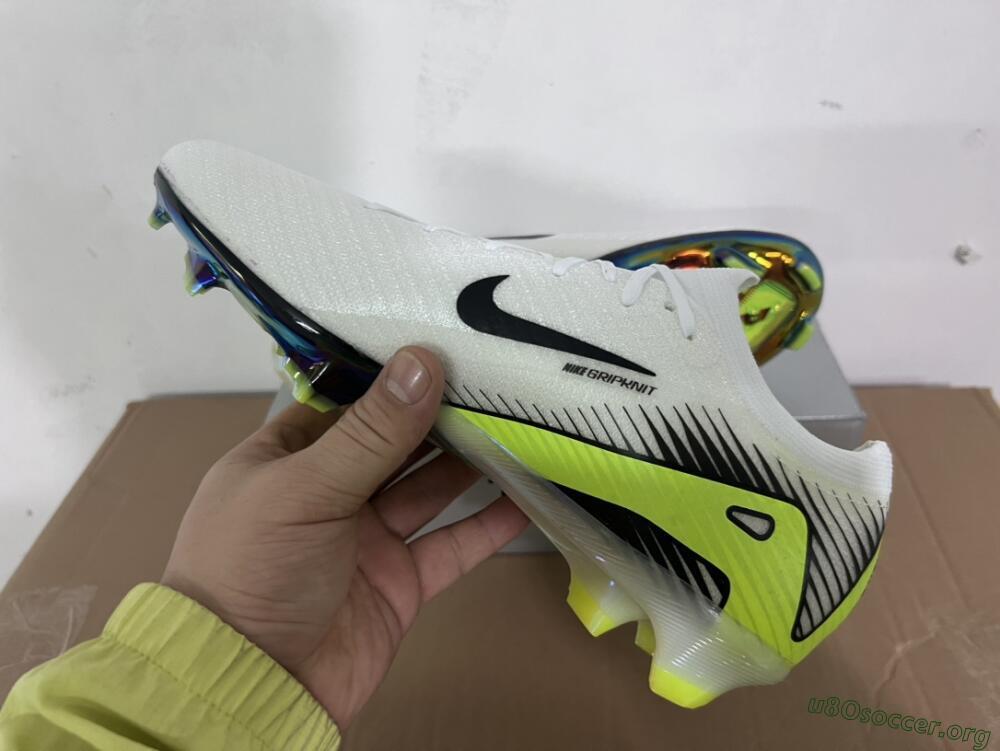 Nike Air Zoom Mercurial Vapor 16 Elite FG Football Boots - White/Black/Yellow