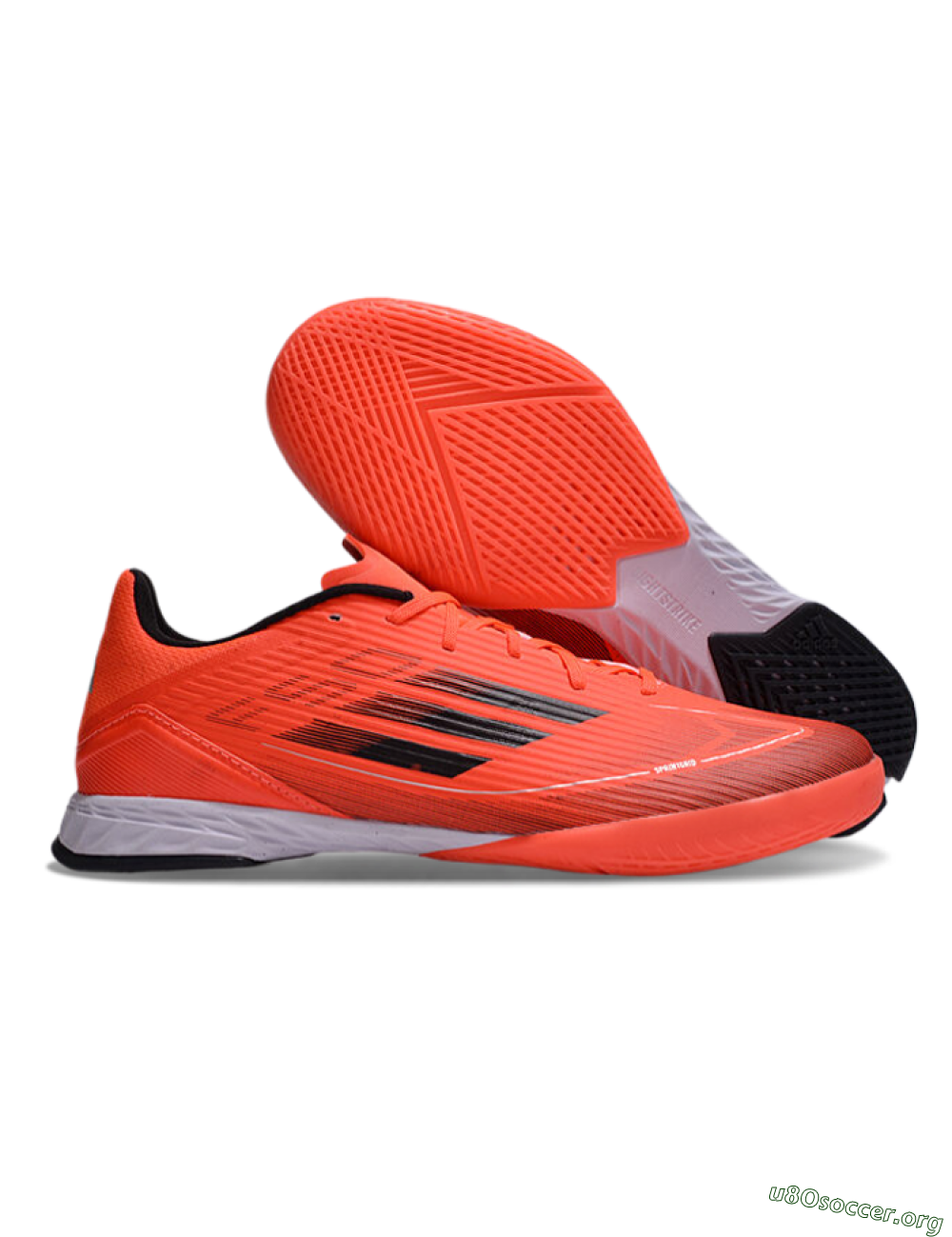Adidas F50 Elite IC Football Shoes - Red/Black/White 2
