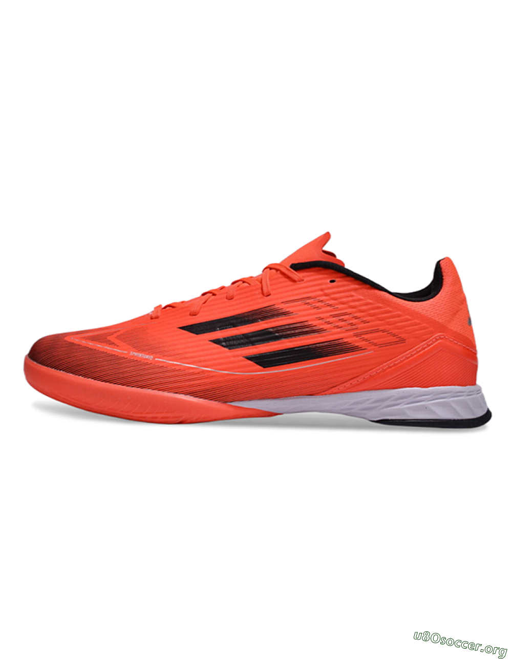 Adidas F50 Elite IC Football Shoes - Red/Black/White 3