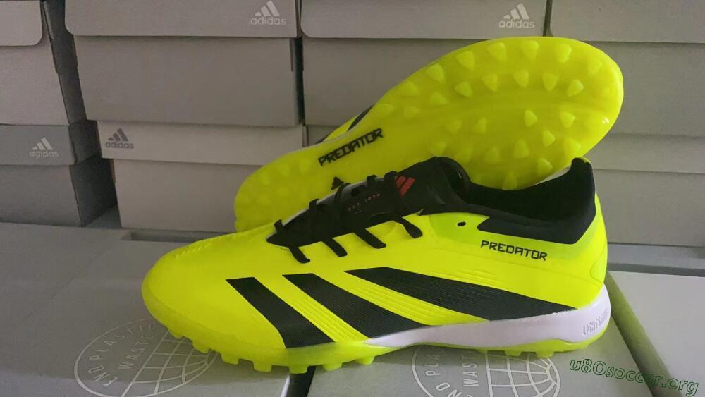 Adidas Predator 24 Elite TF Football Shoes - Yellow/Black/White