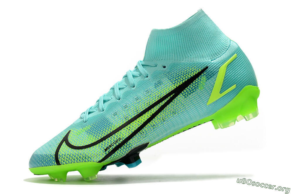 Nike Mercurial Superfly 8 Elite FG Football Boots - Jade/Black/Yellow 5