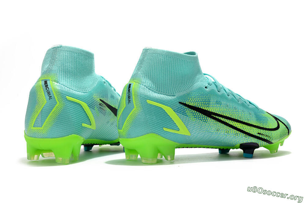 Nike Mercurial Superfly 8 Elite FG Football Boots - Jade/Black/Yellow 6