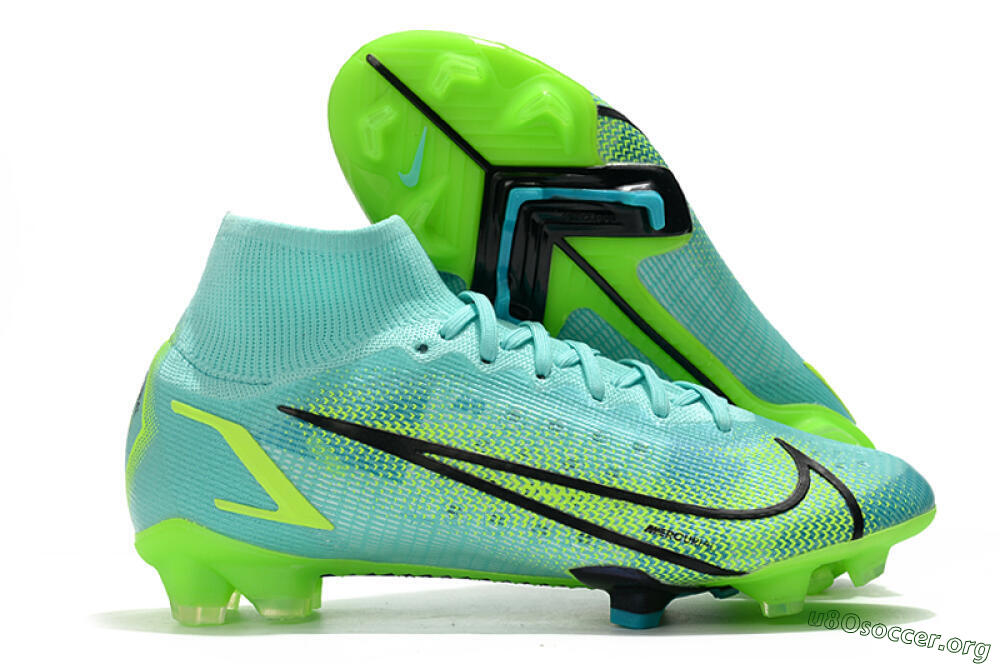 Nike Mercurial Superfly 8 Elite FG Football Boots - Jade/Black/Yellow 2