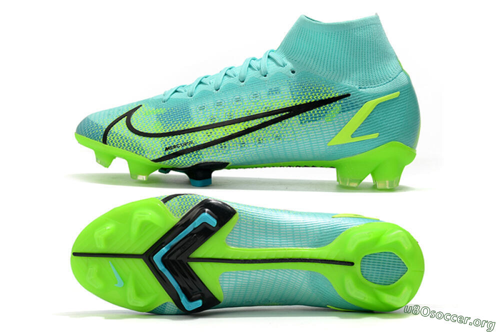 Nike Mercurial Superfly 8 Elite FG Football Boots - Jade/Black/Yellow 1