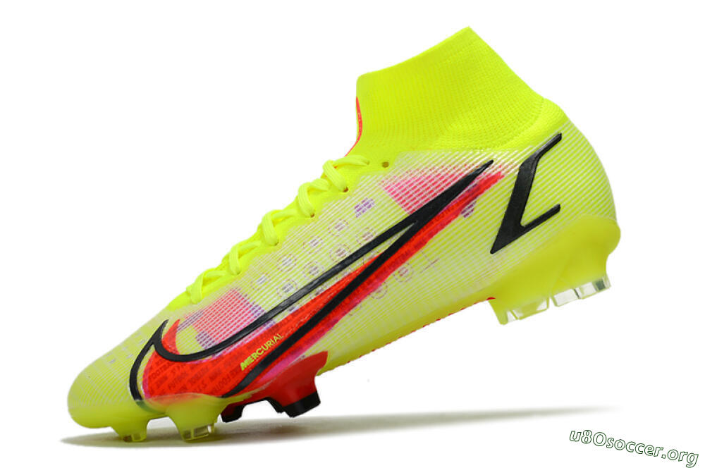 Nike Mercurial Superfly 8 Elite FG Football Boots - Yellow/Black/Red 5