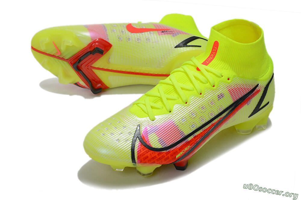 Nike Mercurial Superfly 8 Elite FG Football Boots - Yellow/Black/Red 0
