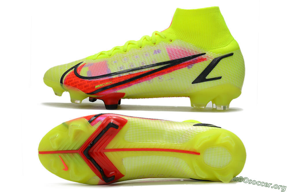 Nike Mercurial Superfly 8 Elite FG Football Boots - Yellow/Black/Red 1
