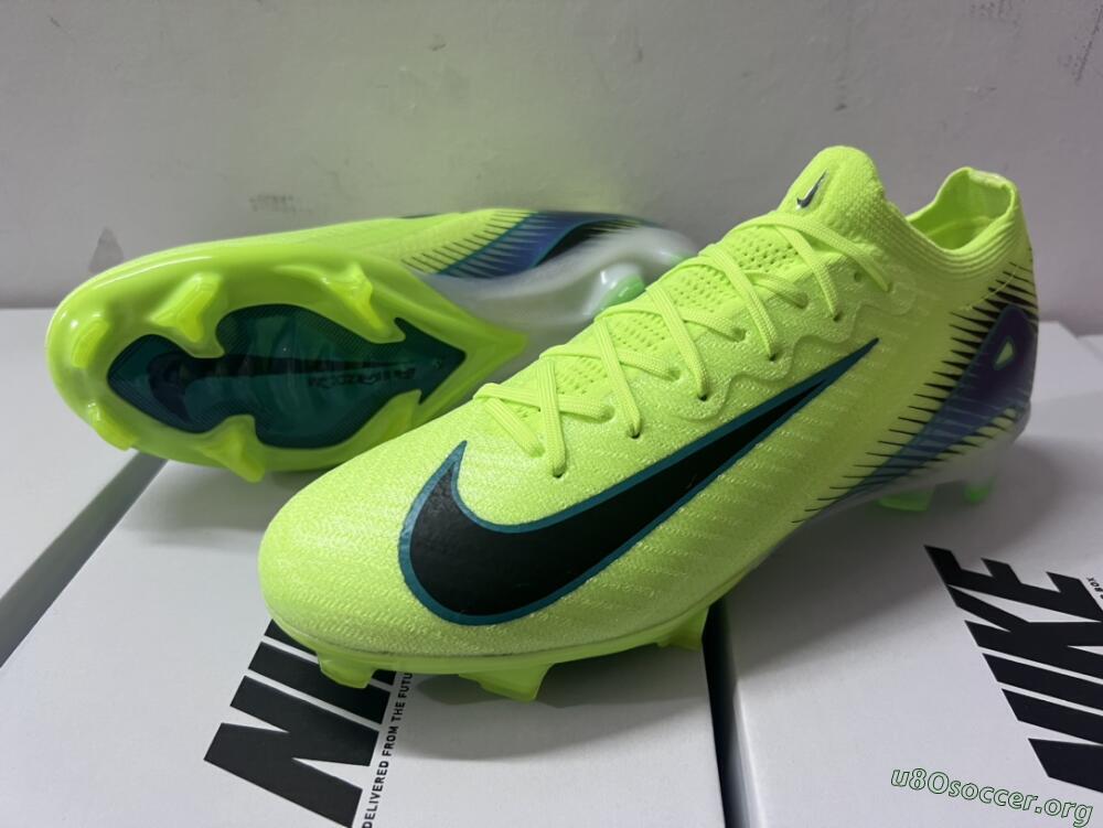 Nike Air Zoom Mercurial Vapor 16 Elite FG Football Boots - Yellow/Black/Blue