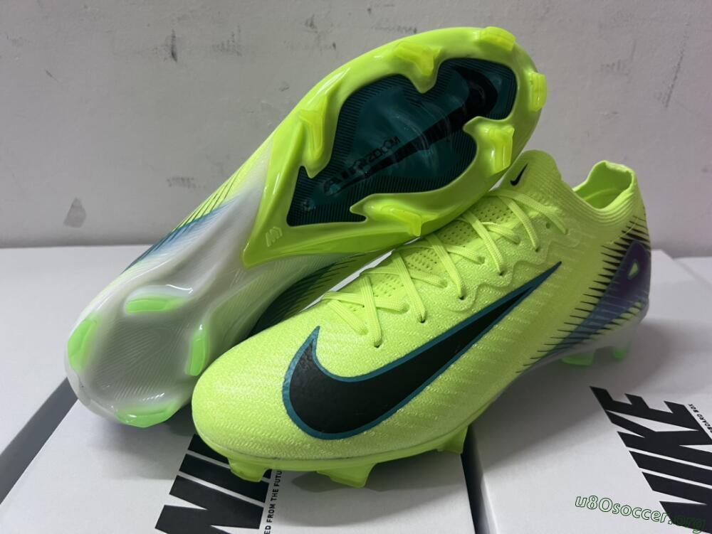 Nike Air Zoom Mercurial Vapor 16 Elite FG Football Boots - Yellow/Black/Blue