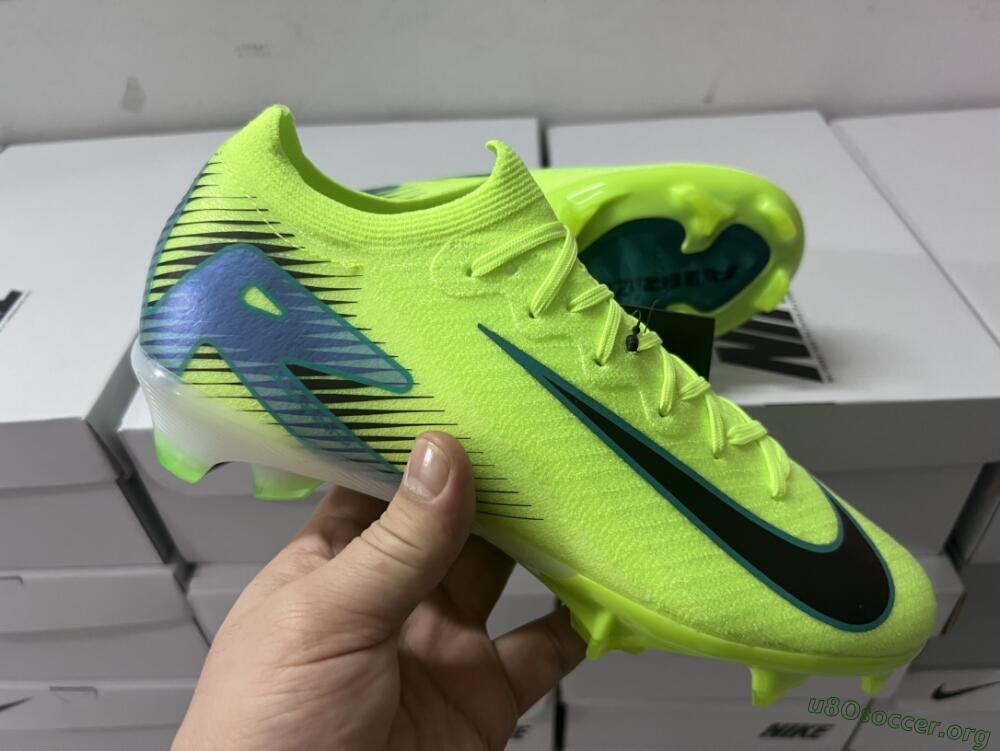 Nike Air Zoom Mercurial Vapor 16 Elite FG Football Boots - Yellow/Black/Blue