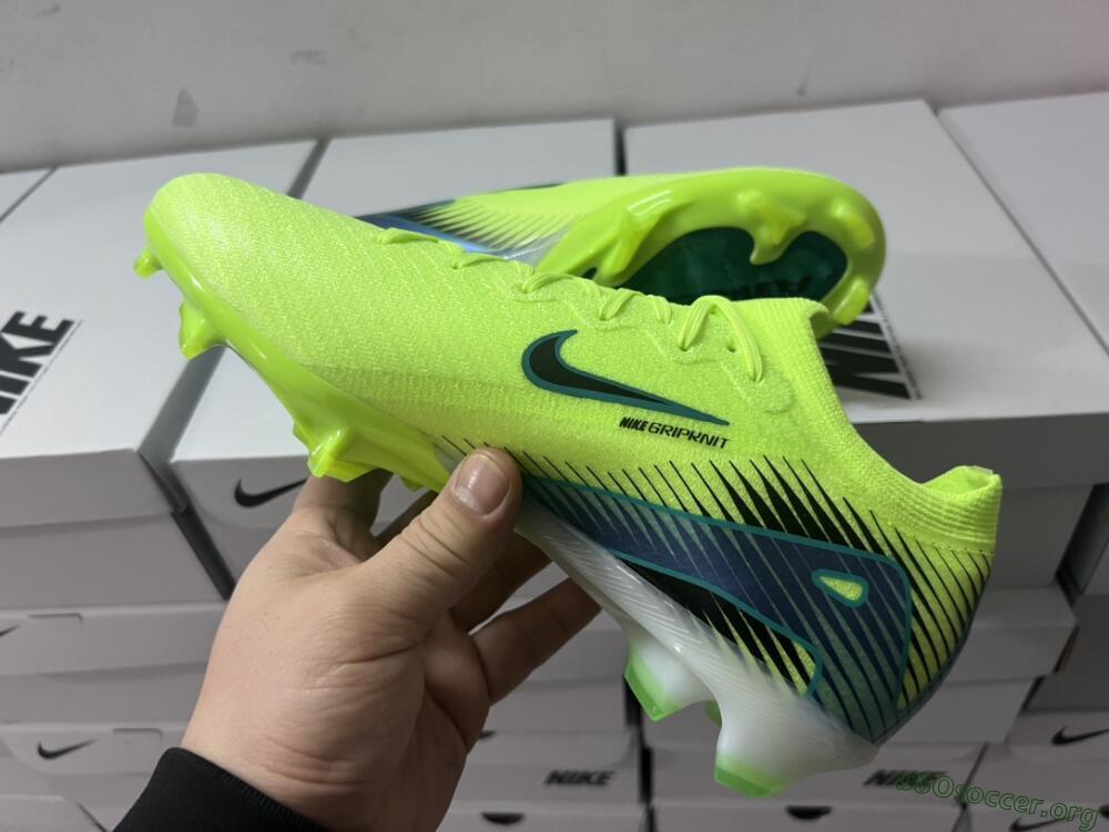 Nike Air Zoom Mercurial Vapor 16 Elite FG Football Boots - Yellow/Black/Blue