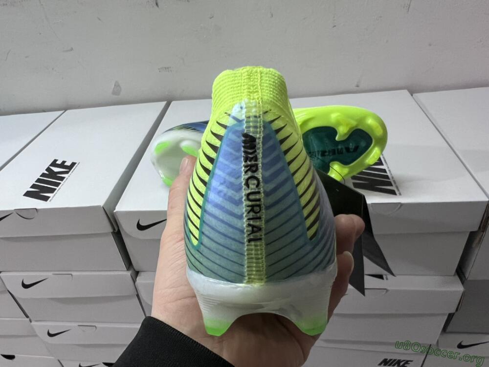 Nike Air Zoom Mercurial Vapor 16 Elite FG Football Boots - Yellow/Black/Blue