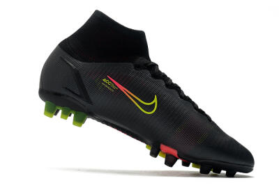 Nike Mercurial Superfly 8 Elite AG Football Boots - Black/Yellow/Pink