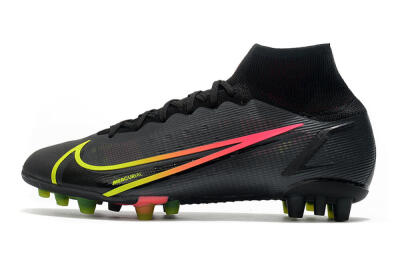 Nike Mercurial Superfly 8 Elite AG Football Boots - Black/Yellow/Pink