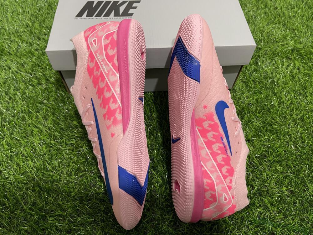 Nike Air Zoom Mercurial Vapor 16 Elite IC Football Shoes - Pink/Blue/White