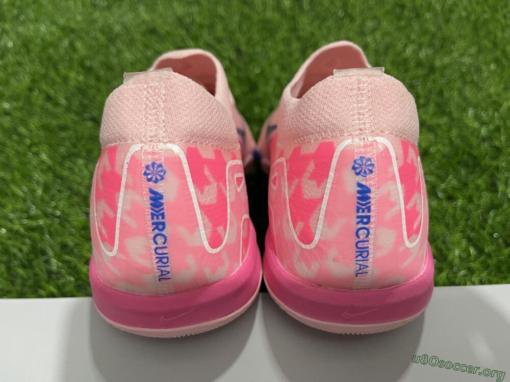 Nike Air Zoom Mercurial Vapor 16 Elite IC Football Shoes - Pink/Blue/White