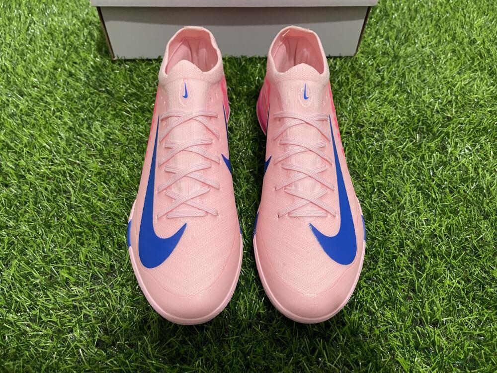 Nike Air Zoom Mercurial Vapor 16 Elite IC Football Shoes - Pink/Blue/White