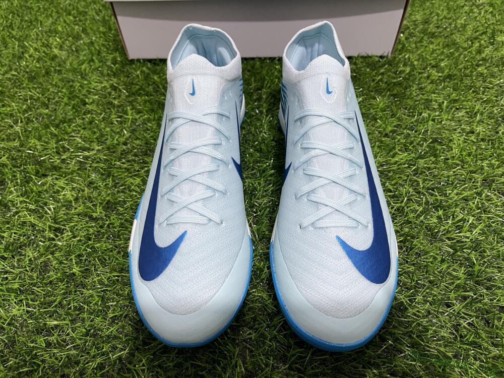 Nike Air Zoom Mercurial Vapor 16 Elite IC Football Shoes - Jade/Blue/White